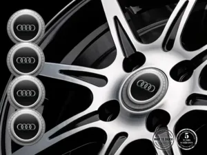 Audi Gewölbtes Label Ausgabe Hochwertige Felgendekoration